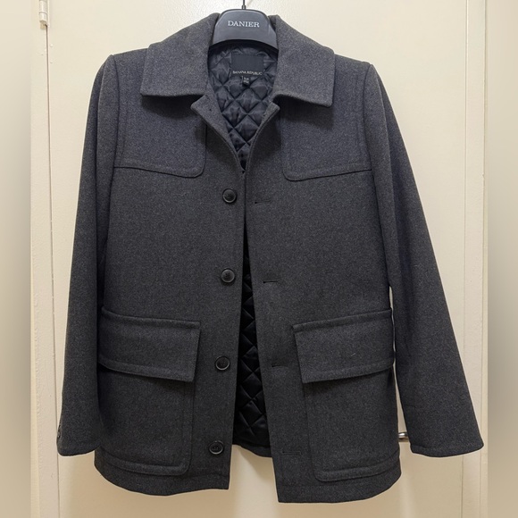 Banana Republic Charcoal Jacket - Picture 5 of 5